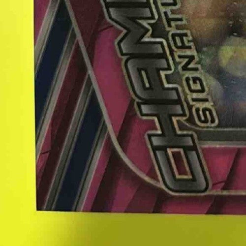 2024 Spectra Reggie Wayne Champion Signatures Neon Pink 15/15 Auto Colts SB XLI