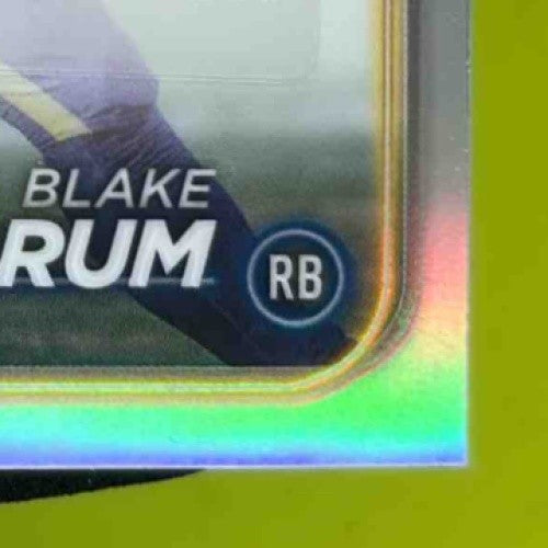 2024 Topps Chrome Blake Corum Rookie Refractor Auto #RA-BCO RC Los Angeles Rams - Sports Cards