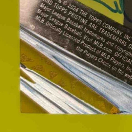 2024 Topps Pristine Pete Alonso Frozen Ropes Auto Gold Refractor 02/50 NY Mets - Sports Cards