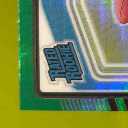 2024 Donruss Optic Jayden Daniels Green Hyper #248 Rated Rookie Commanders - Sports Cards