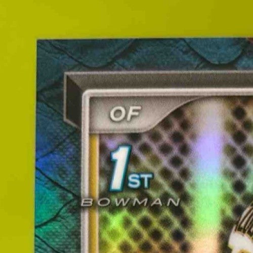 2024 Bowman Chrome Bralyn Brazoban Auto Reptilian Blue Refractor 6/150 1st Pros - Sports Cards