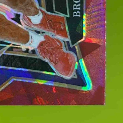 2024-25 Panini Select Bronny James Red Cracked Ice Prizm RC Los Angeles Lakers - Sports Cards