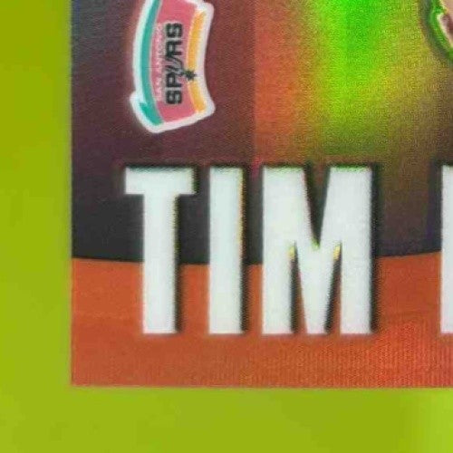 2001-02 Topps Chrome Tim Duncan Team Refractor #TT2 San Antonio Spurs - Sports Cards