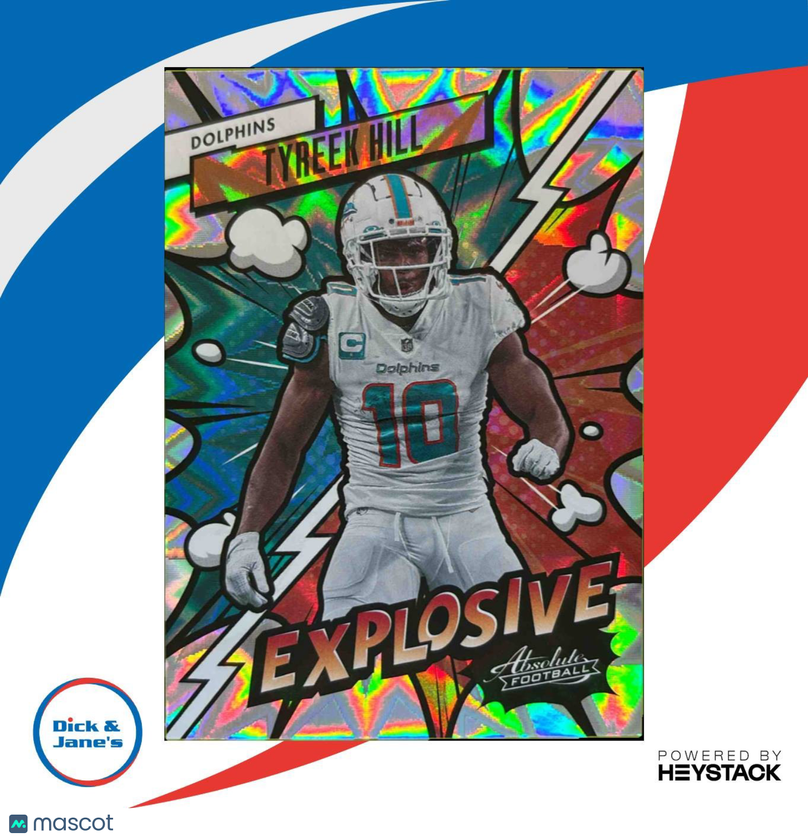2023 Panini Absolute Tyreek Hill Explosive SSP #33 Miami Dolphins - Sports Cards