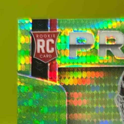 2024 Prizm Michael Penix Premier Jerseys Neon Green Pulsar RC Atlanta Falcons - Sports Cards