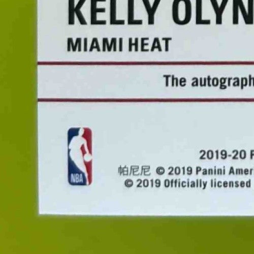 2019-20 Panini Contenders Kelly Olynyk Auto Bronze /25 #CA-KOL Miami Heat