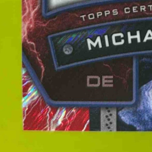 2024 Topps Resurgence Michael Strahan Signature Red Power Surge 2/5 Auto Giants - Sports Cards