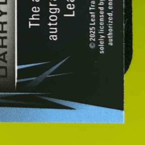 2025 Leaf Signature Series Sunrise Darryl Strawberry Auto Circles Blue 1/1 Mets - Sports Cards