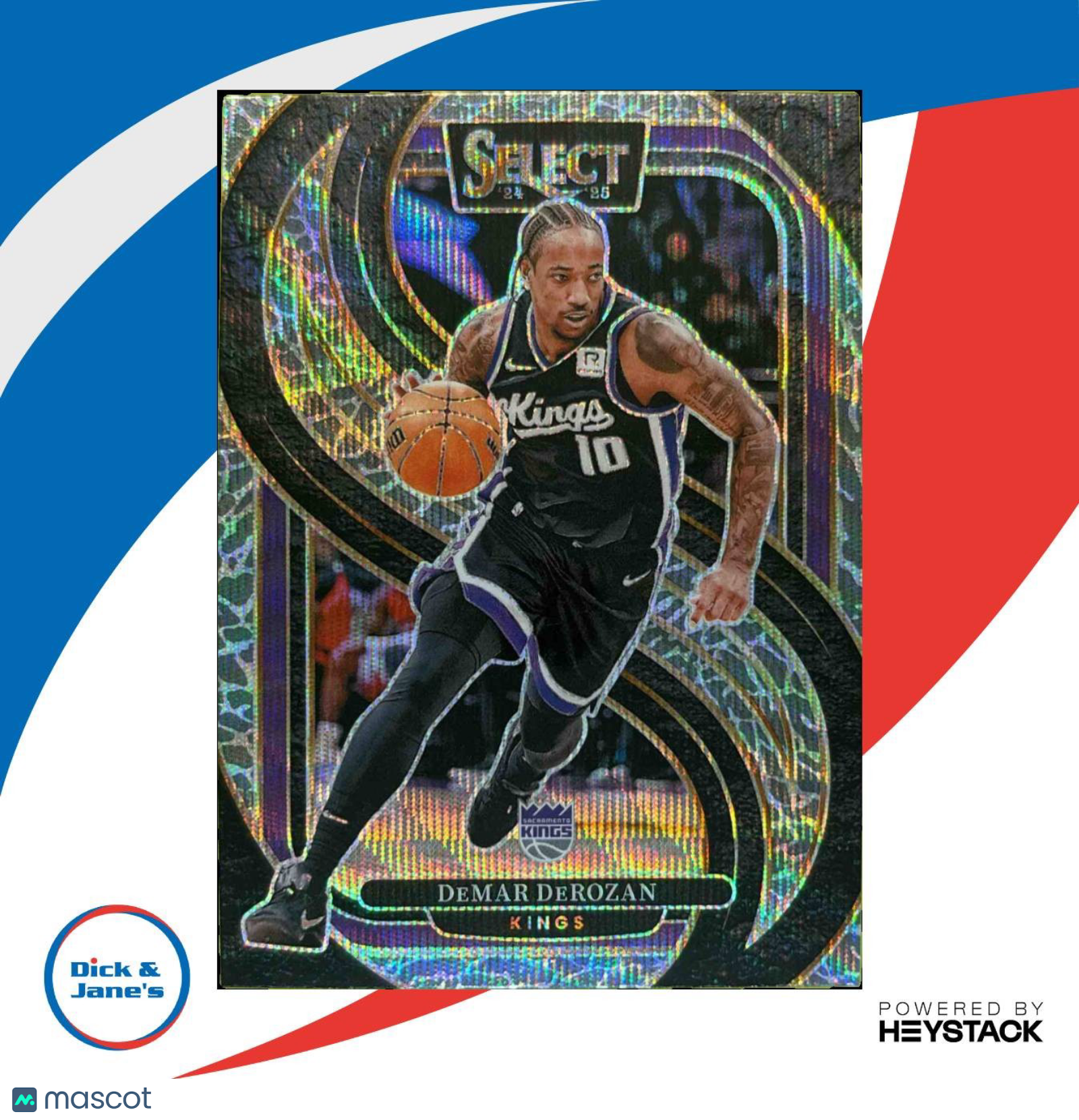2024-25 Panini Select DeMar DeRozan Premier Elephant Prizm #122 Sacramento Kings