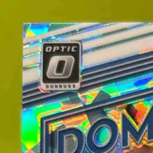 2022 Donruss Optic Justin Herbert Dominators Ice 5/15 #D-4 Los Angeles Chargers