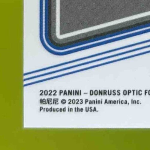 2022 Donruss Optic Justin Herbert Dominators Ice 5/15 #D-4 Los Angeles Chargers