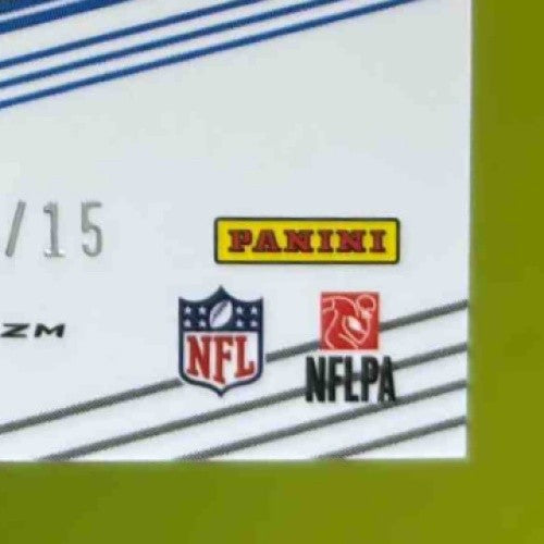 2022 Donruss Optic Justin Herbert Dominators Ice 5/15 #D-4 Los Angeles Chargers