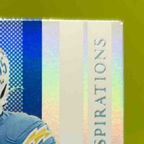 2025 Panini Donruss Elite Ladd McConkey 2007 Aspirations Die-Cut Blue 97/99 #16