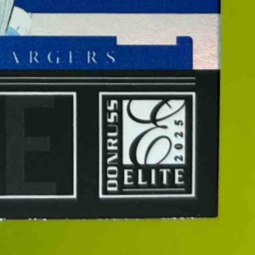 2025 Panini Donruss Elite Ladd McConkey 2007 Aspirations Die-Cut Blue 97/99 #16