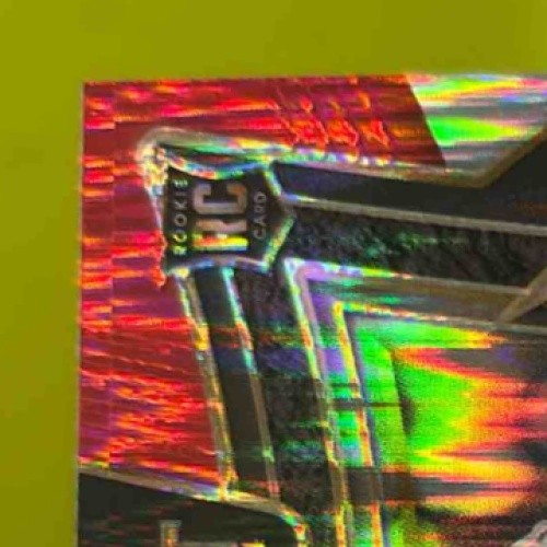 2024 Select Brock Bowers Concourse Red and Blue Prizm Shock RC Las Vegas Raiders