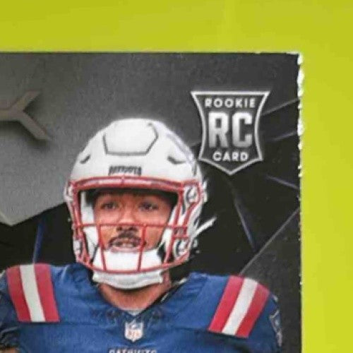 2024 Panini Black Ja'Lynn Polk Rookie Patch Auto /249 #212 New England Patriots