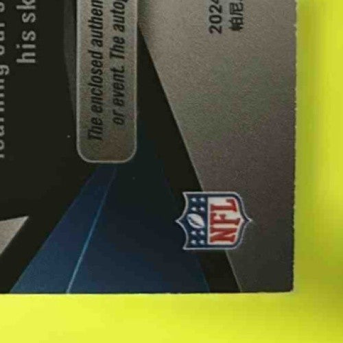 2024 Panini Black Ja'Lynn Polk Rookie Patch Auto /249 #212 New England Patriots