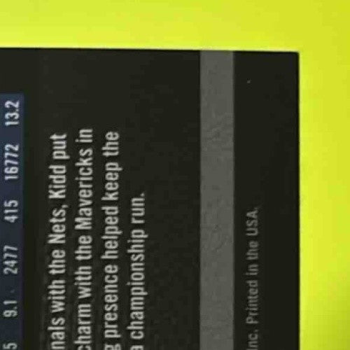 2010-11 Panini Elite Black Box Jason Kidd Status /99 #83 Dallas Mavericks