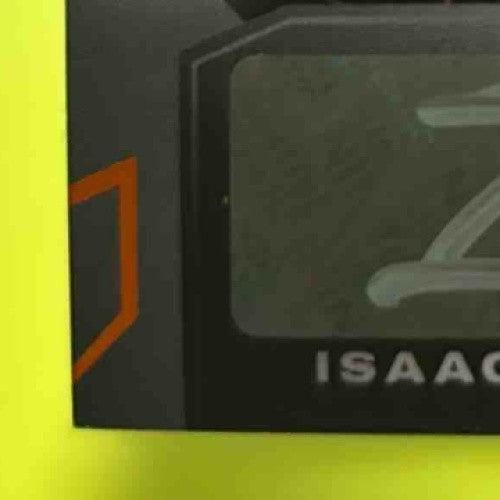 2024 Panini Black Isaac Guerendo Rookie Patch Auto Citrine 45/50 #242 RC 49ers