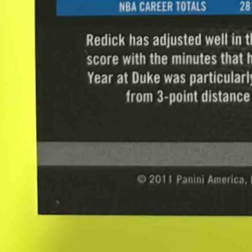 2010-11 Panini Elite Black Box J.J. Redick Status /99 #90 Orlando Magic