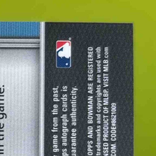 2010 Bowman Platinum Jonathan Singleton Prospect Auto Refractor Phillies