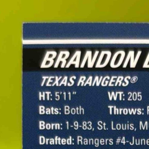 2008 Topps Stadium Club Brandon Boggs #161 Auto RC Texas Rangers