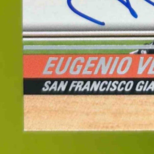 2008 Topps Stadium Club Eugenio Velez #185 Auto RC San Francisco Giants
