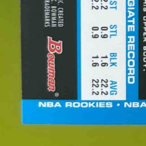2003-04 Bowman Rookies & Stars Carmelo Anthony #140 RC Denver Nuggets Rookie HOF