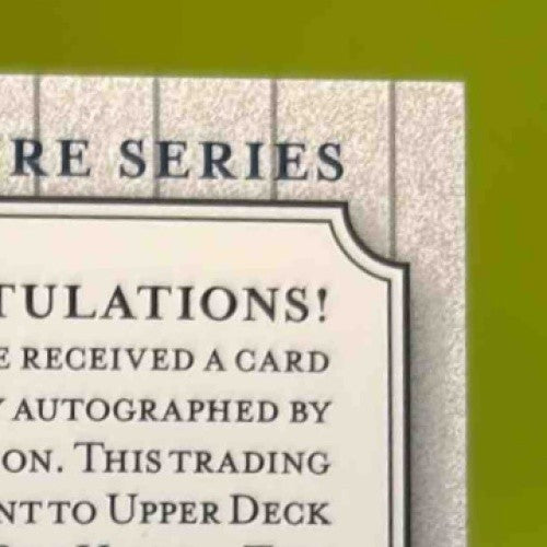 2003 Upper Deck Yankees Signature Series Bill Virdon Pride of New York Auto