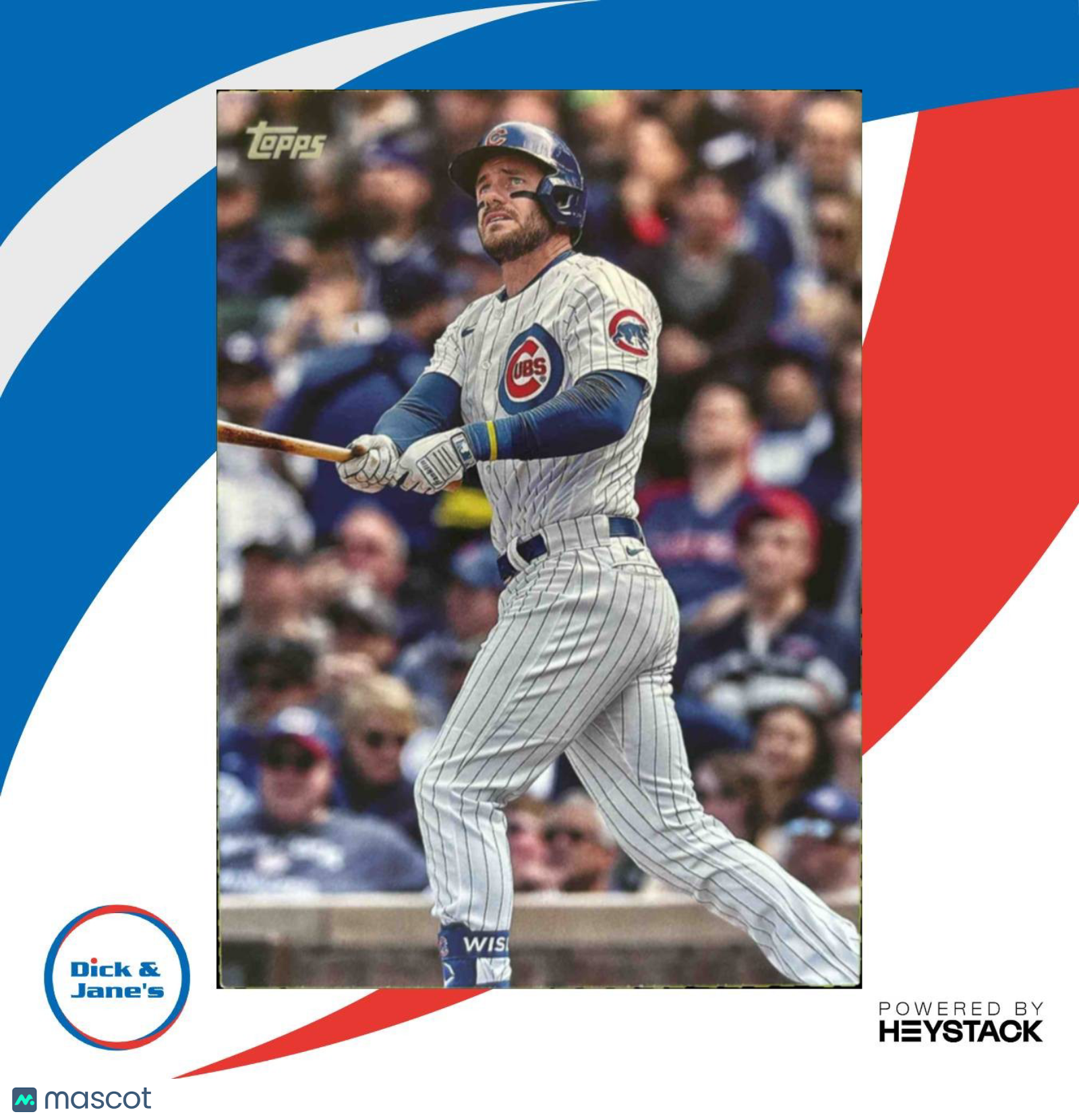 2024 Topps Patrick Wisdom True Photo Variation #328 Chicago Cubs