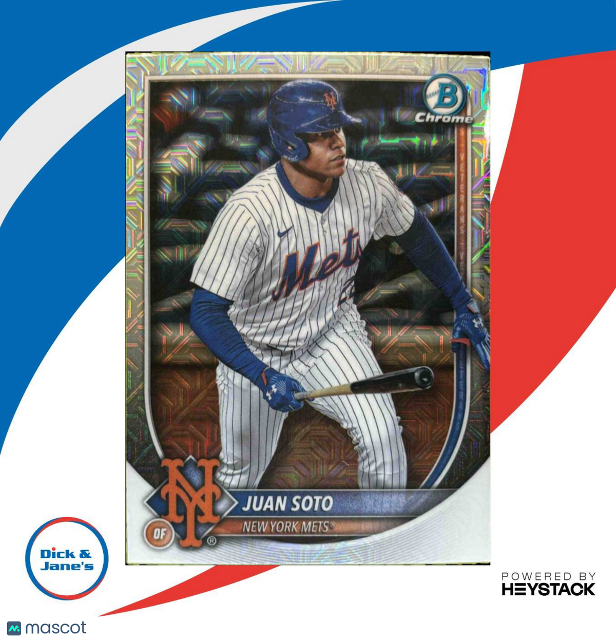 2025 Bowman Juan Soto Mega Box Refractor #22 New York Mets