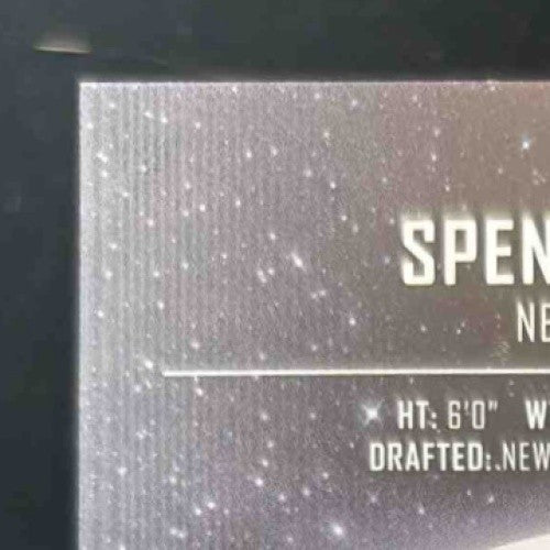 2024 Topps Midnight Spencer Rattler #67 RC New Orleans Saints