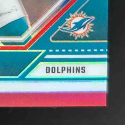 2024 Panini Donruss Optic Raheem Mostert Red 79/125 #121 Miami Dolphins