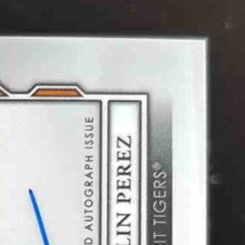 2019 Bowman Sterling Franklin Perez Prospect & Rookie Auto Detroit Tigers