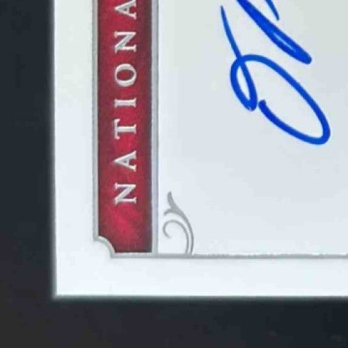 2019 National Treasures Daniel Ponce de Leon /99 #44 MEM Auto RC Cardinals