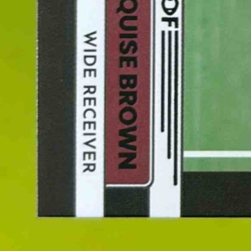 2022 Panini Donruss Marquise Brown Black Press Proof /10 #187 Arizona Cardinals