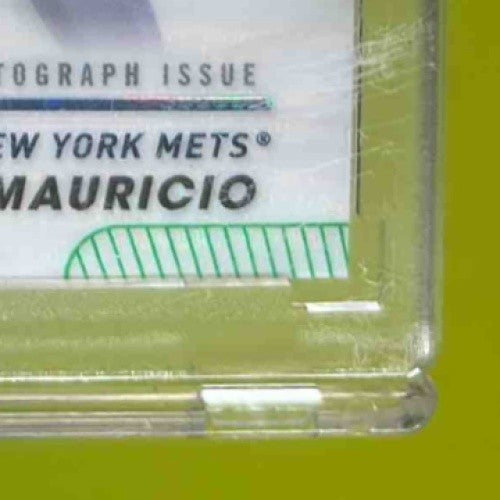 2024 Topps Pristine Ronny Mauricio Auto Green Refractor /150 RC New York Mets