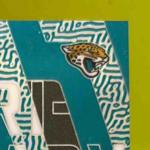 2023 Donruss Optic Tank Bigsby Primary Colors Auto Purple Stars /25 #17 Jaguars