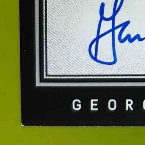 2013-14 Panini Signature George Gervin Dynamic Ink /35 #2 Auto San Antonio Spurs
