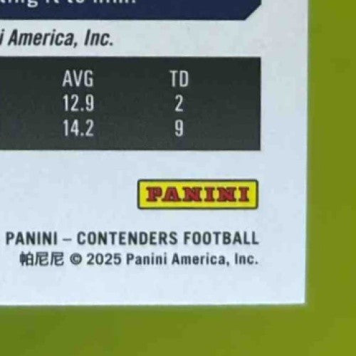 2024 Contenders Jaheim Bell Rookie Ticket Auto Opening Kickoff #154 RC Patriots