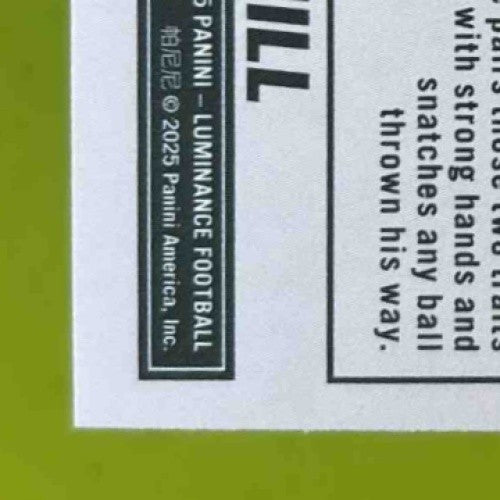 2025 Panini Luminance Tyreek Hill Fuzion #11 Miami Dolphins