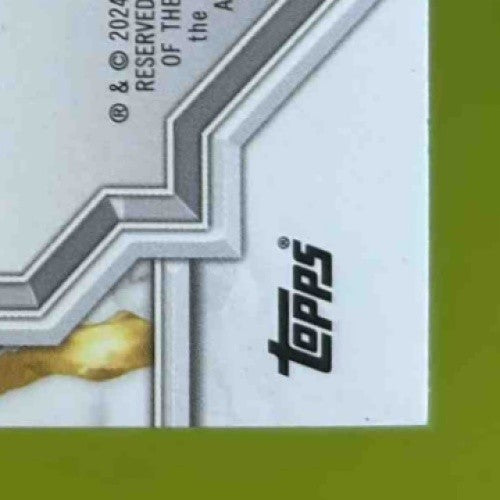 2023-24 Topps Royalty Collection Aaron Gordon Relic Signatures Blue 7/15 Nuggets