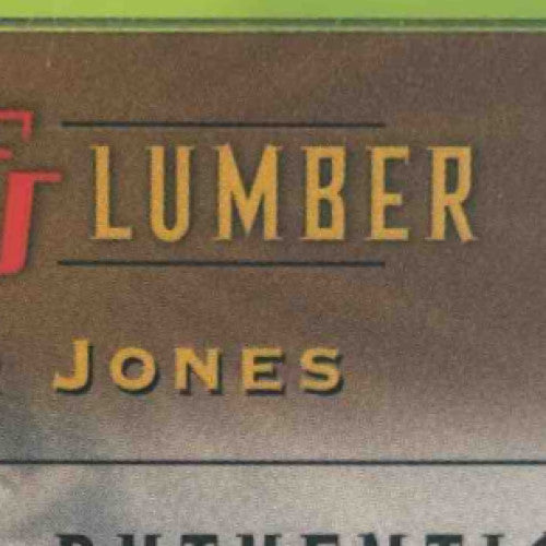 2003 Donruss Studio Chipper Jones Leather and Lumber /400 MEM Atlanta Braves