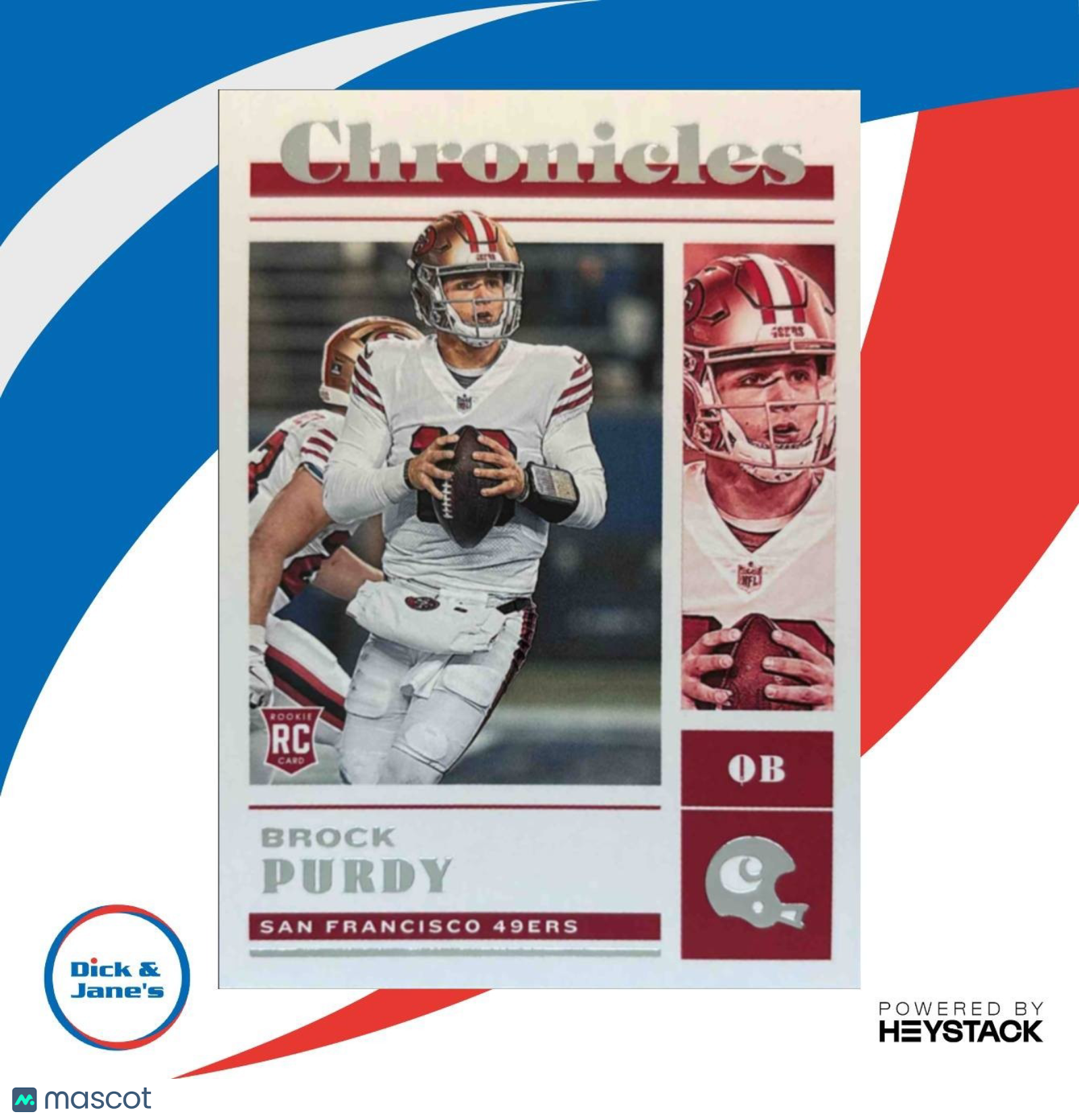 2022 Panini Chronicles Brock Purdy #41 RC San Francisco 49ers