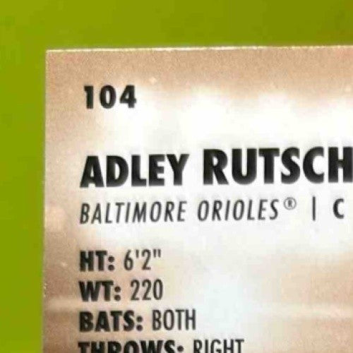 2023 Topps Stadium Club Adley Rutschman #104 RC Baltimore Orioles