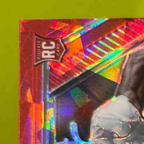 2021 Prizm Draft Picks Collegiate DeVonta Smith Red Ice #101 RC Crimson Tide
