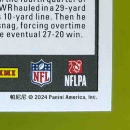 2024 Panini Score Roman Wilson Circular 120/135 #360 RC Pittsburgh Steelers