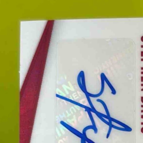 2024 Panini Phoenix Stephen Davis Calligraphy #C-SDS Auto Washington Redskins