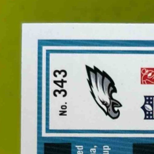 2025 Donruss Jihaad Campbell Rated Rookie Press Proof Black /10 #343 Eagles