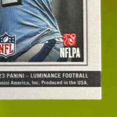 2023 Panini Luminance Josh Downs Auto Green /25 #187 RC Indianapolis Colts